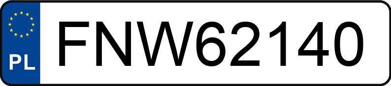 Numer rejestracyjny FNW 62140 posiada SKODA YETI - FNW62140