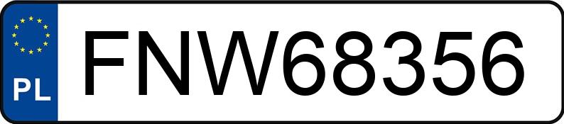 Numer rejestracyjny FNW 68356 posiada BMW 525 Touring Diesel DPF MR`10 E6 F11 525 Touring Diesel DPF MR`10 E6 F11 - FNW68356