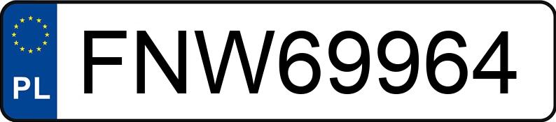 Numer rejestracyjny FNW 69964 posiada SKODA FABIA - FNW69964