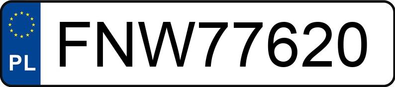 Numer rejestracyjny FNW 77620 posiada VOLKSWAGEN JETTA - FNW77620