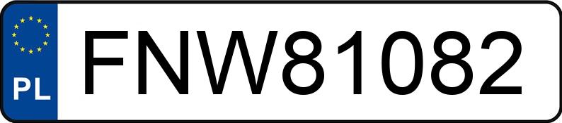 Numer rejestracyjny FNW 81082 posiada FORD FOCUS - FNW81082