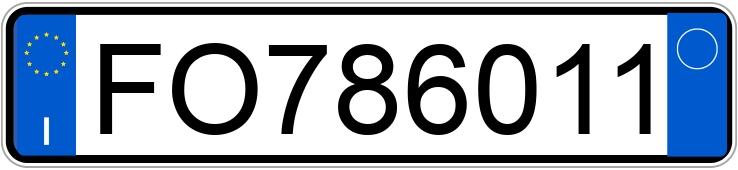 Numer rejestracyjny FO786011 posiada VOLKSWAGEN Golf 2a serie