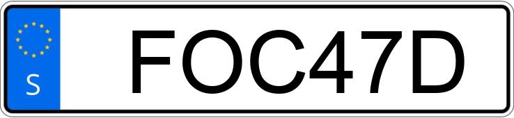 Numer rejestracyjny FOC47D posiada Land Rover Range Rover Sport II