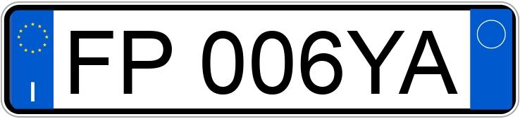 Numer rejestracyjny FP006YA posiada VOLKSWAGEN Polo 6a serie Numer rejestracyjny FP006YA posiada VOLKSWAGEN Polo 6a serie