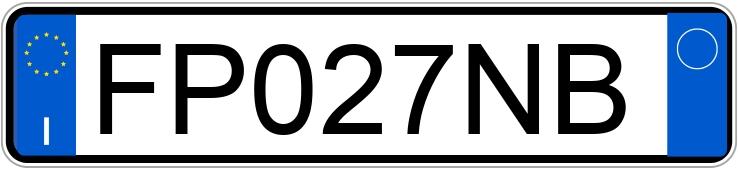 Numer rejestracyjny FP027NB posiada JEEP Renegade