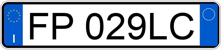 Numer rejestracyjny FP029LC posiada BMW Serie 1