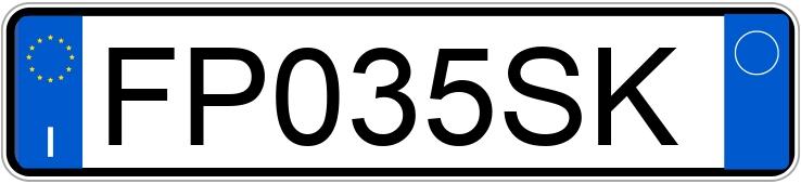 Numer rejestracyjny FP035SK posiada VOLKSWAGEN Passat 8a serie