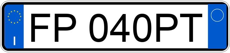 Numer rejestracyjny FP040PT posiada ALFA ROMEO Giulia