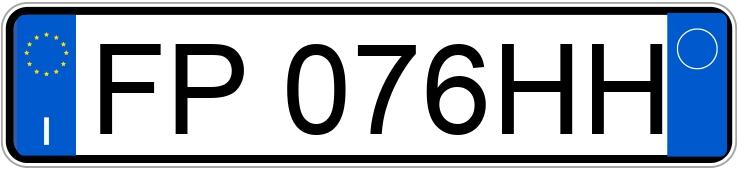 Numer rejestracyjny FP076HH posiada AUDI A3 3a serie