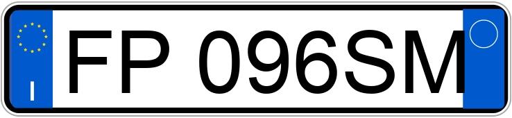 Numer rejestracyjny FP096SM posiada SUZUKI Swift