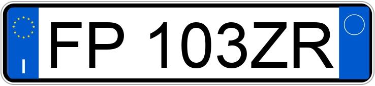 Numer rejestracyjny FP103ZR posiada JEEP Compass 2a serie