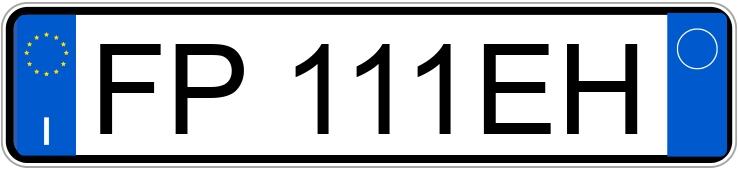 Numer rejestracyjny FP111EH posiada FIAT 500 Numer rejestracyjny FP111EH posiada FIAT 500