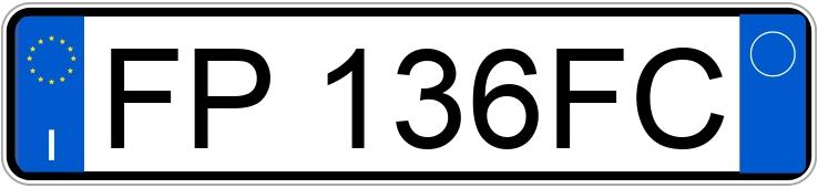 Numer rejestracyjny FP136FC posiada FIAT Panda 3a serie Numer rejestracyjny FP136FC posiada FIAT Panda 3a serie