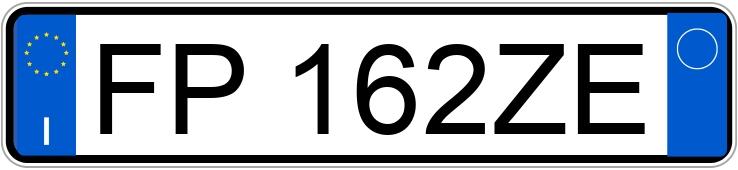 Numer rejestracyjny FP162ZE posiada MERCEDES Classe B