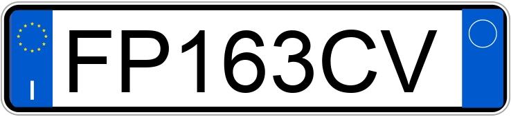 Numer rejestracyjny FP163CV posiada FIAT 500 Numer rejestracyjny FP163CV posiada FIAT 500