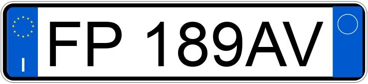 Numer rejestracyjny FP189AV posiada LANCIA Ypsilon 3a serie Numer rejestracyjny FP189AV posiada LANCIA Ypsilon 3a serie