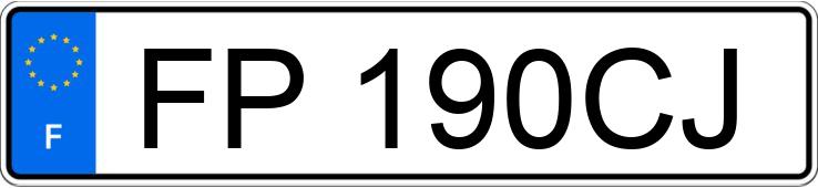 Numer rejestracyjny FP190CJ posiada RENAULT CLIO V