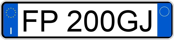 Numer rejestracyjny FP200GJ posiada VOLKSWAGEN Touran 3a serie