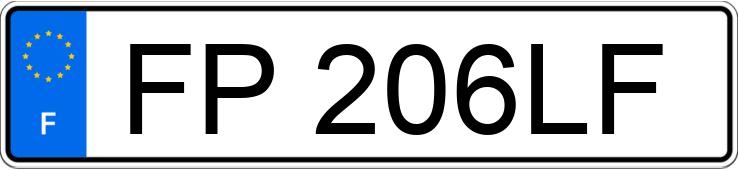 Numer rejestracyjny FP206LF posiada PEUGEOT 3008