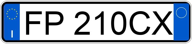 Numer rejestracyjny FP210CX posiada DACIA Sandero 2a serie