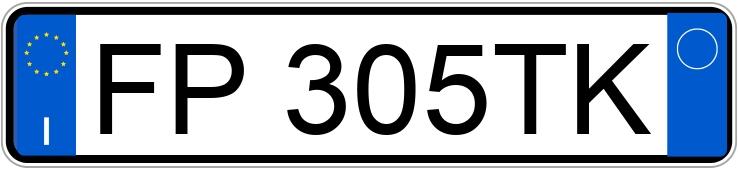 Numer rejestracyjny FP305TK posiada HYUNDAI Kona 1as.