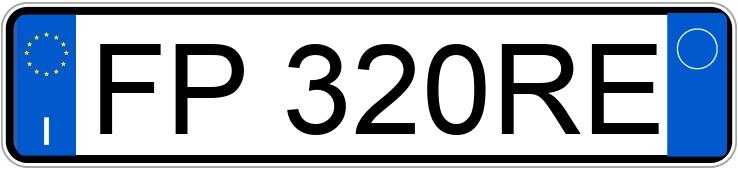 Numer rejestracyjny FP320RE posiada RENAULT Megane 4a serie