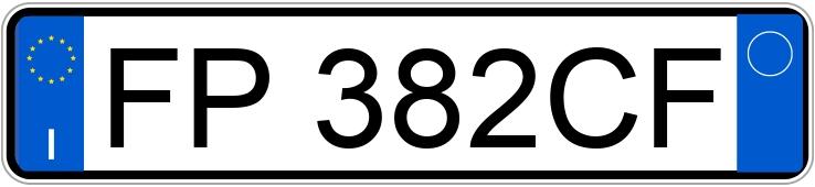 Numer rejestracyjny FP382CF posiada JAGUAR JAGUAR E-PACE