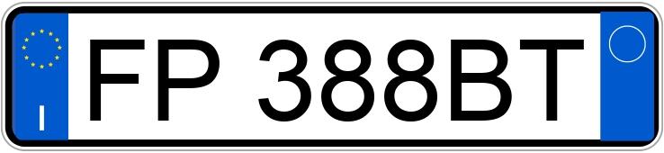 Numer rejestracyjny FP388BT posiada FORD Focus 3a serie Numer rejestracyjny FP388BT posiada FORD Focus 3a serie