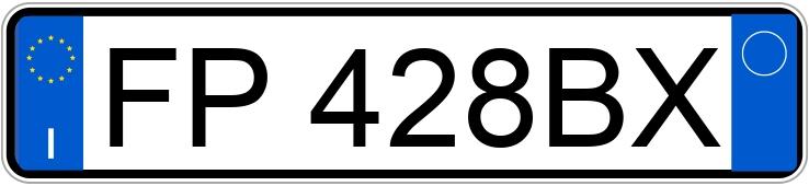 Numer rejestracyjny FP428BX posiada MINI Mini 5P Numer rejestracyjny FP428BX posiada MINI Mini 5P