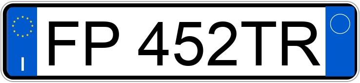 Pirat drogowy w pojeździe o numerach rejestracyjnych FP452TR