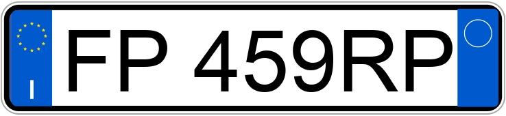 Numer rejestracyjny FP459RP posiada BMW Serie 1