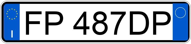 Numer rejestracyjny FP487DP posiada SMART fortwo 3as.