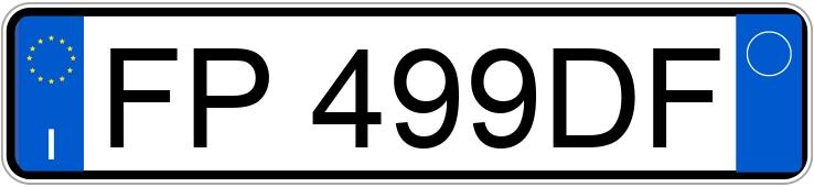 Numer rejestracyjny FP499DF posiada MERCEDES Classe A