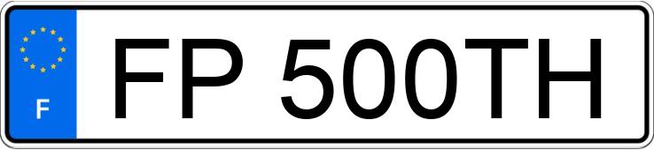 Numer rejestracyjny FP500TH posiada CITROEN C3 III