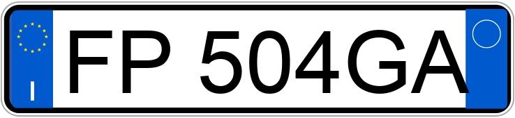 Numer rejestracyjny FP504GA posiada AUDI TT 3a serie Numer rejestracyjny FP504GA posiada AUDI TT 3a serie