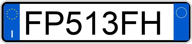 Numer rejestracyjny FP513FH posiada VOLKSWAGEN Polo 6a serie
