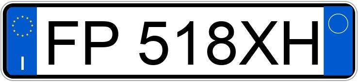 Numer rejestracyjny FP518XH posiada ALFA ROMEO Giulietta Numer rejestracyjny FP518XH posiada ALFA ROMEO Giulietta