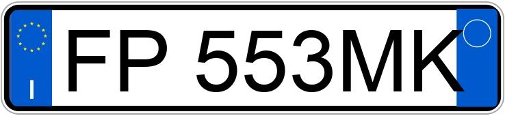 Numer rejestracyjny FP553MK posiada VOLKSWAGEN Polo 6a serie