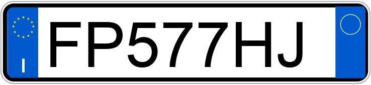 Numer rejestracyjny FP577HJ posiada VOLKSWAGEN Golf 7a serie