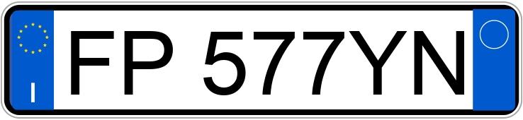 Numer rejestracyjny FP577YN posiada FORD Focus 3a serie