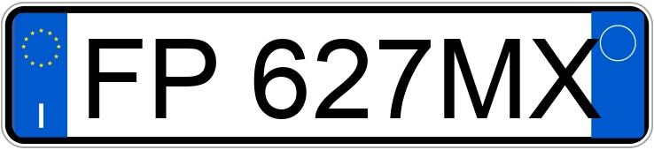 Numer rejestracyjny FP627MX posiada ALFA ROMEO Giulietta Numer rejestracyjny FP627MX posiada ALFA ROMEO Giulietta