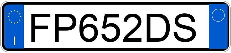 Numer rejestracyjny FP652DS posiada DACIA Sandero 2a serie