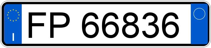 Numer rejestracyjny FP66836 posiada Honda PCX