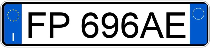 Numer rejestracyjny FP696AE posiada BMW X1