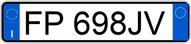 Numer rejestracyjny FP698JV posiada VOLKSWAGEN Polo 6a serie