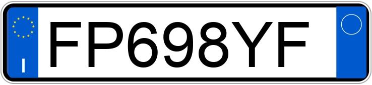 Numer rejestracyjny FP698YF posiada FORD Focus 3a serie