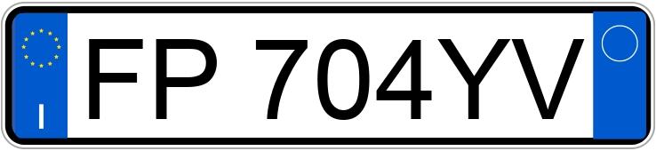 Numer rejestracyjny FP704YV posiada FORD Focus 3a serie