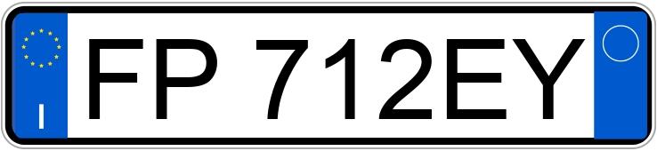 Numer rejestracyjny FP712EY posiada VOLKSWAGEN Polo 6a serie