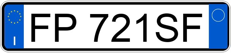 Numer rejestracyjny FP721SF posiada PEUGEOT 208