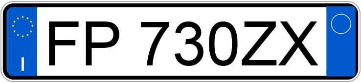 Numer rejestracyjny FP730ZX posiada ALFA ROMEO MiTo